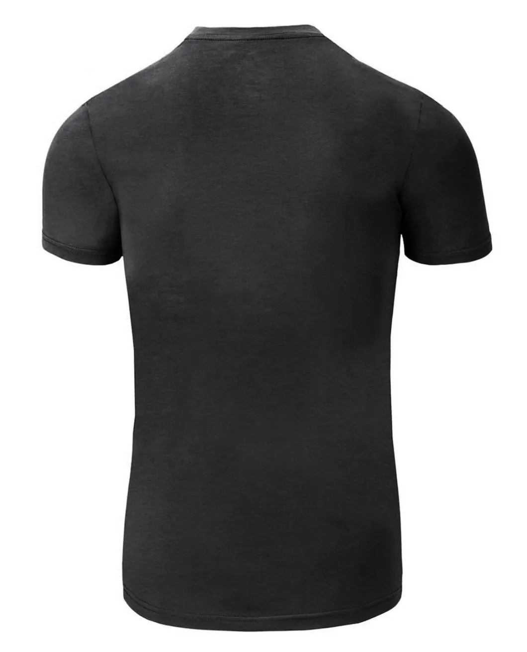 Organic Cotton T-Shirt Slim Black Schwarz