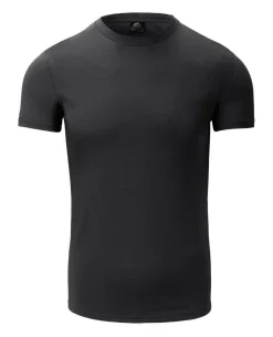 Organic Cotton T-Shirt Slim Black Schwarz