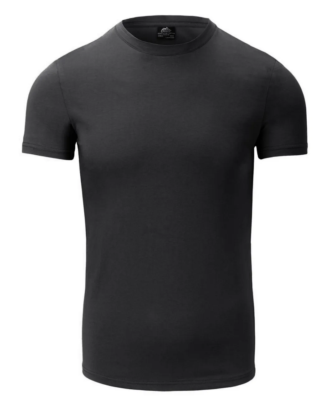 Organic Cotton T-Shirt Slim Black Schwarz