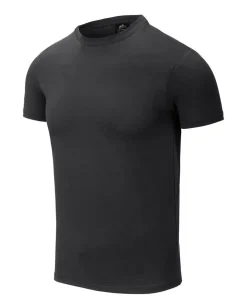 Organic Cotton T-Shirt Slim Black Schwarz