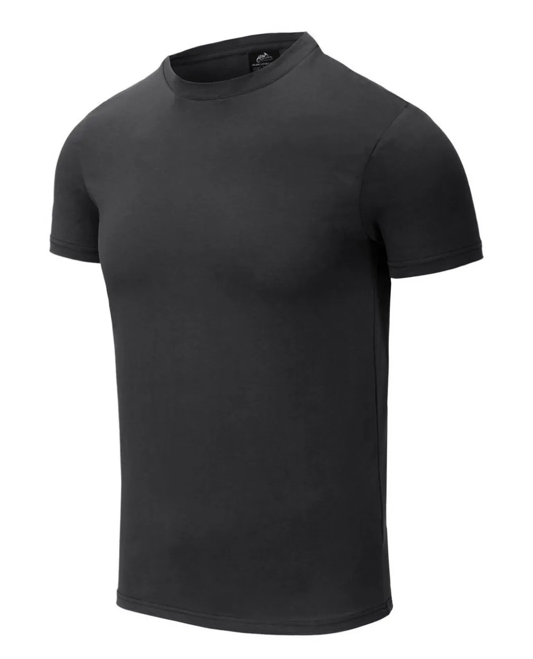 Organic Cotton T-Shirt Slim Black Schwarz