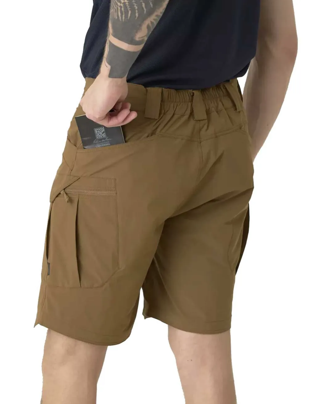 OTS Shorts 8.5" VersaStretch Lite Black Schwarz