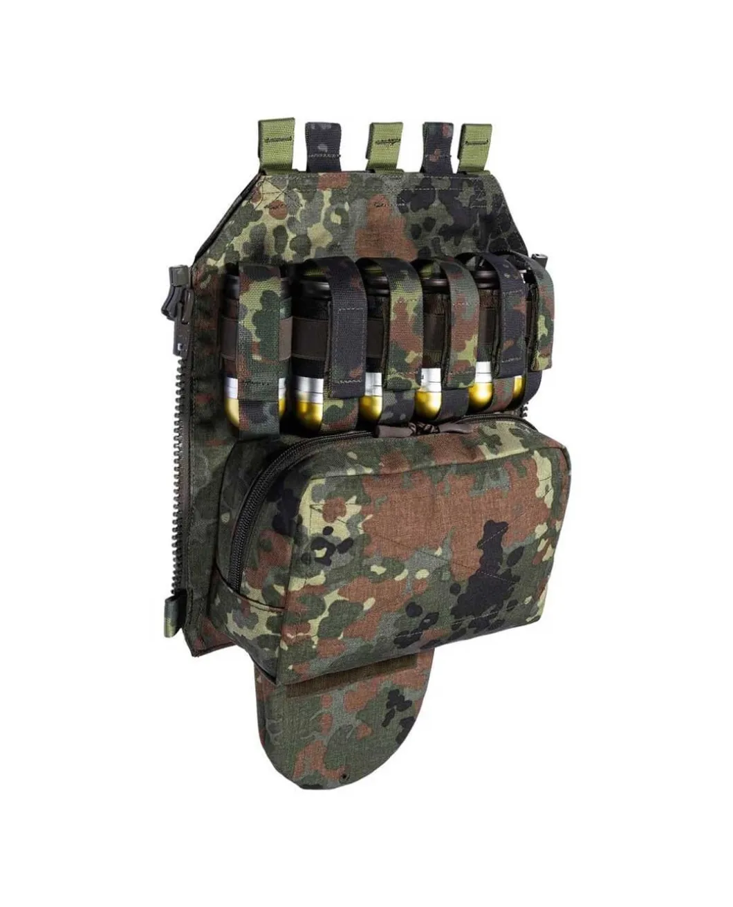Panel Rücken Assault zippbar LT400/II Flecktarn, S