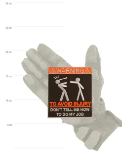 Patch "Warning" Black Edition