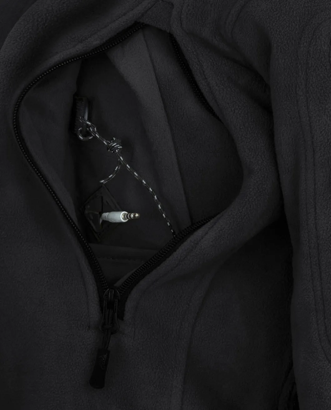 Patriot Jacket Double Fleece Black Schwarz
