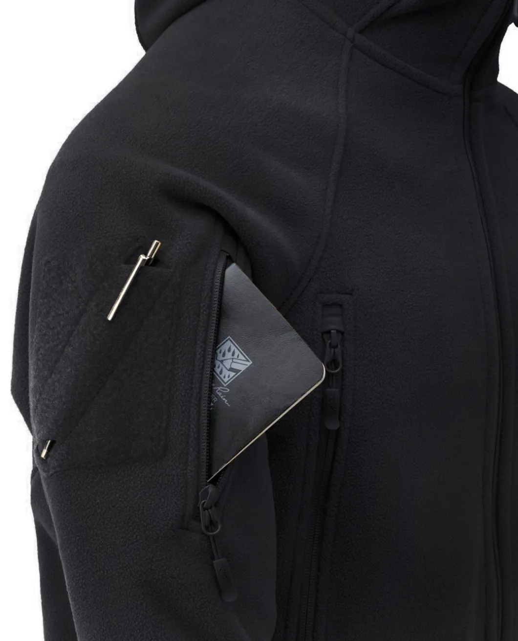 Patriot Jacket MK2 Hybrid Fleece Black Schwarz