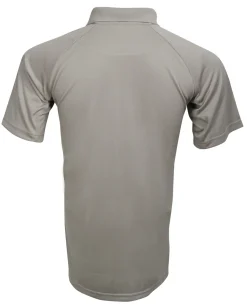 Performance Polo Short Sleeve Silver Tan