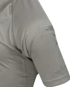 Performance Polo Short Sleeve Silver Tan