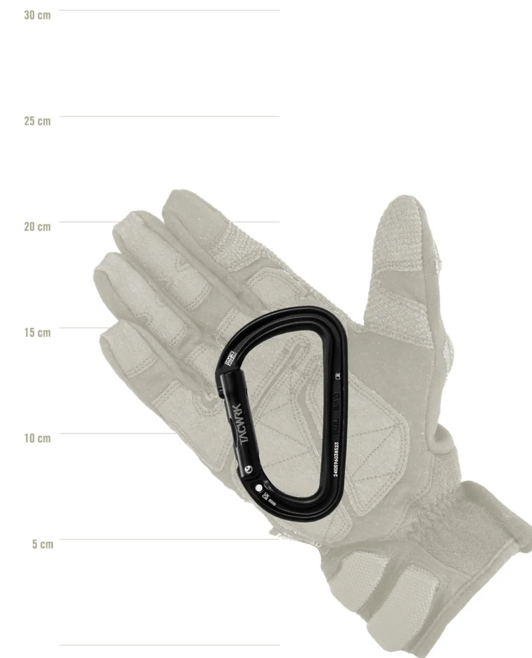 Petzl Sm'D Karabiner TACWRK Edition Black Schwarz