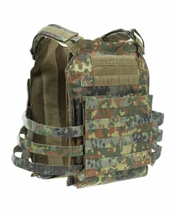 Plattenträger abwerfbar-Set LT025/V-A2 M/L Flecktarn