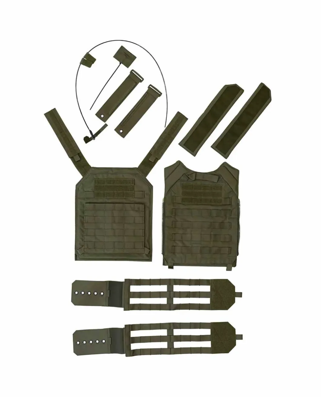 Plattenträger abwerfbar-Set LT025/V-A2 M/L Steingrau