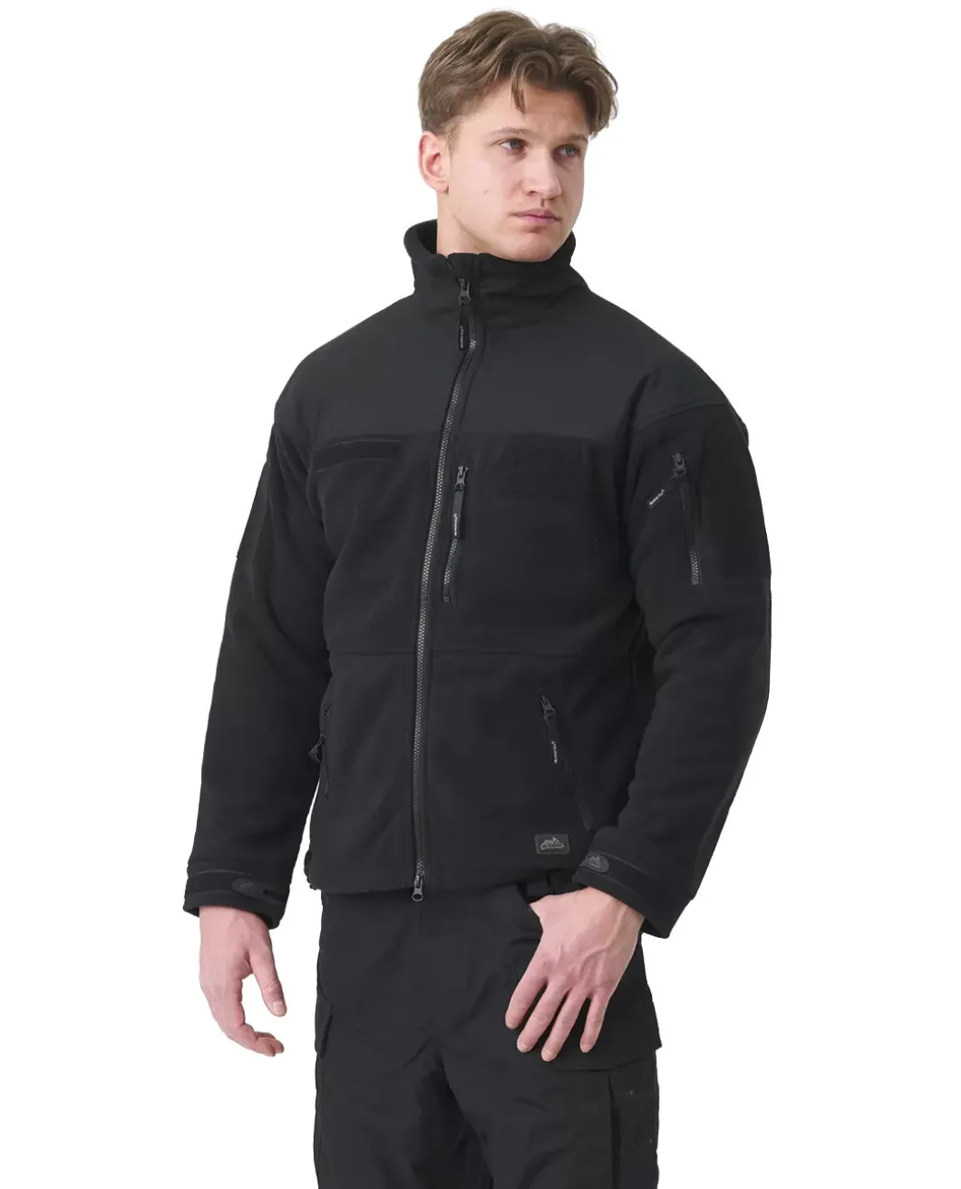 Polish Infantry Jacket Fleece Black Schwarz