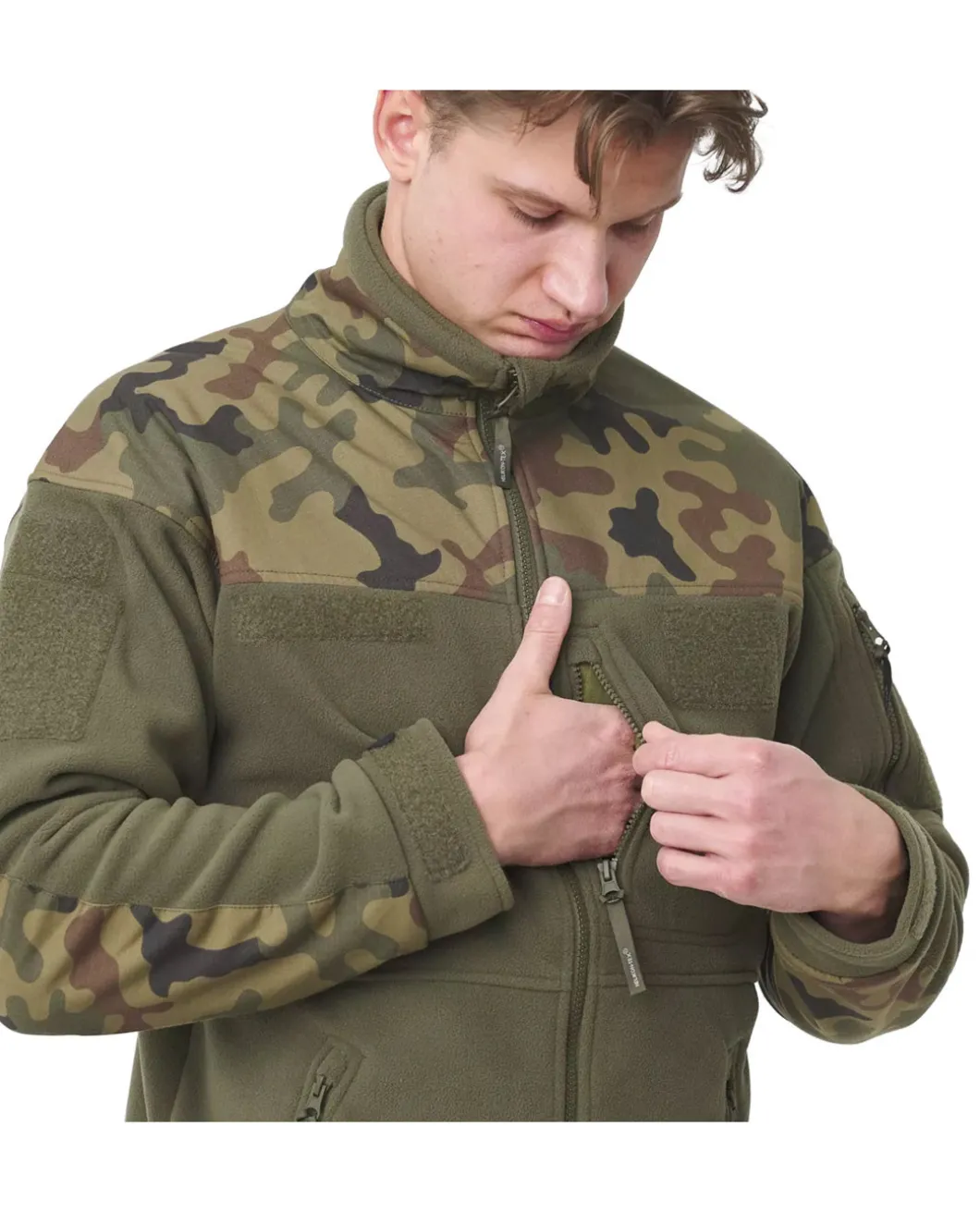 Polish Infantry Jacket Fleece Black Schwarz