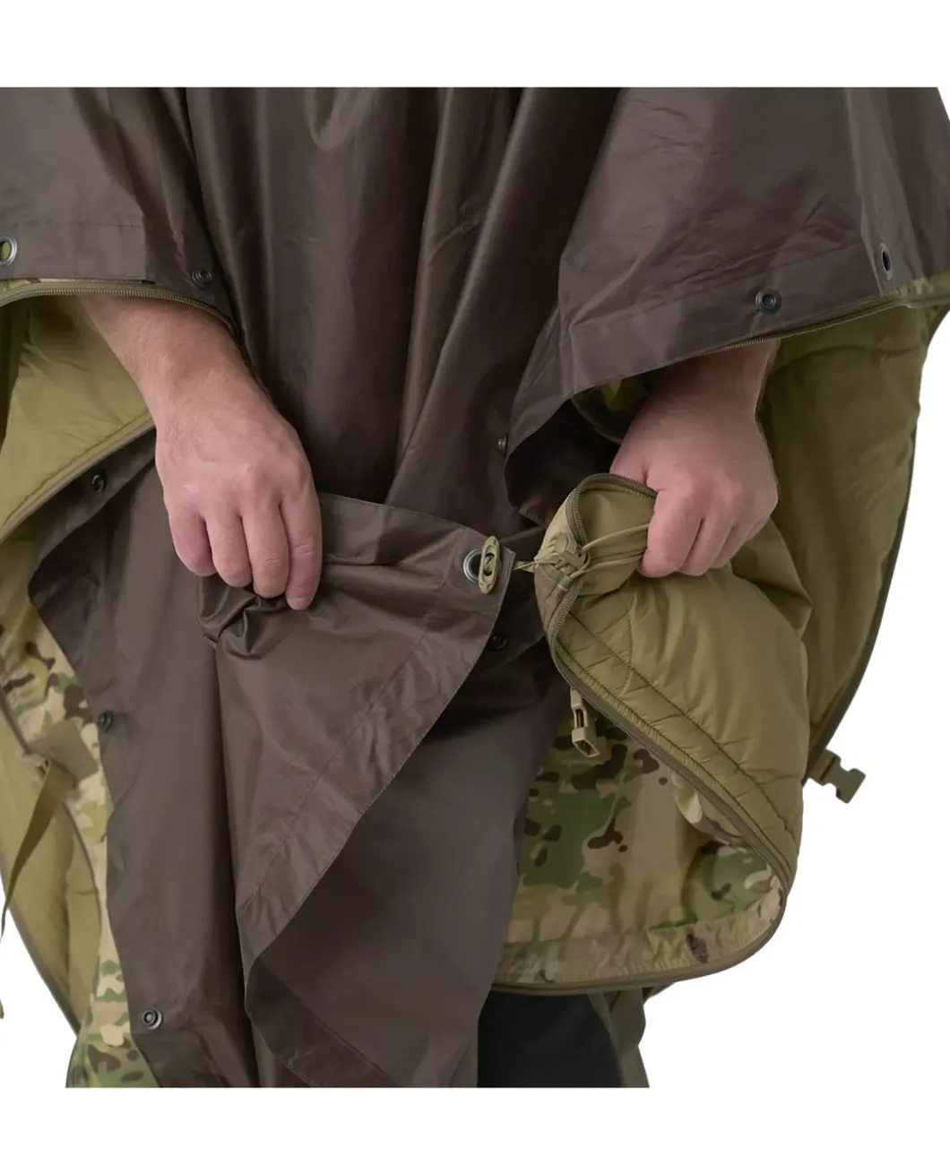 Poncho U.S. Model Earth Brown