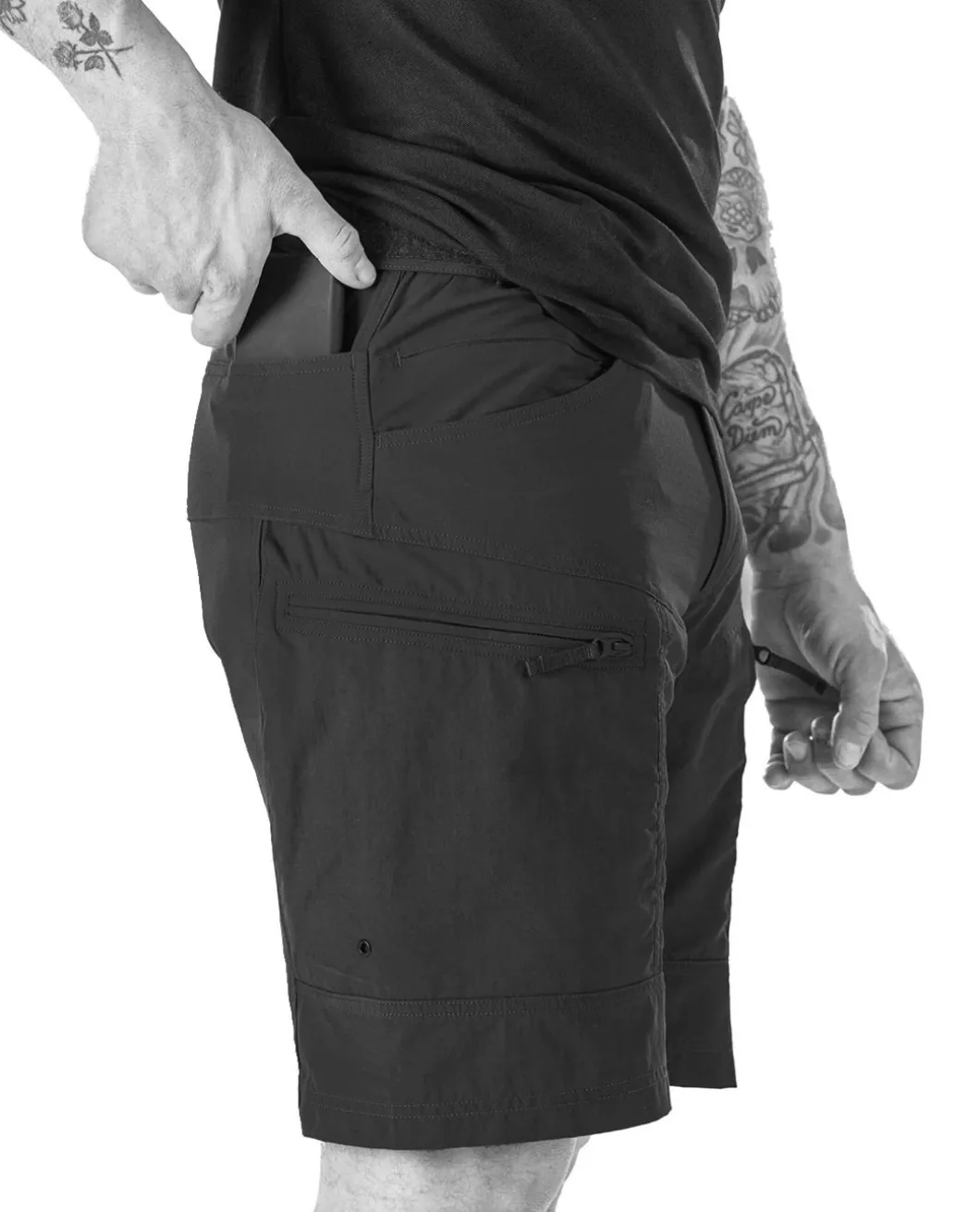 P-40 Ranger Shorts Black Schwarz