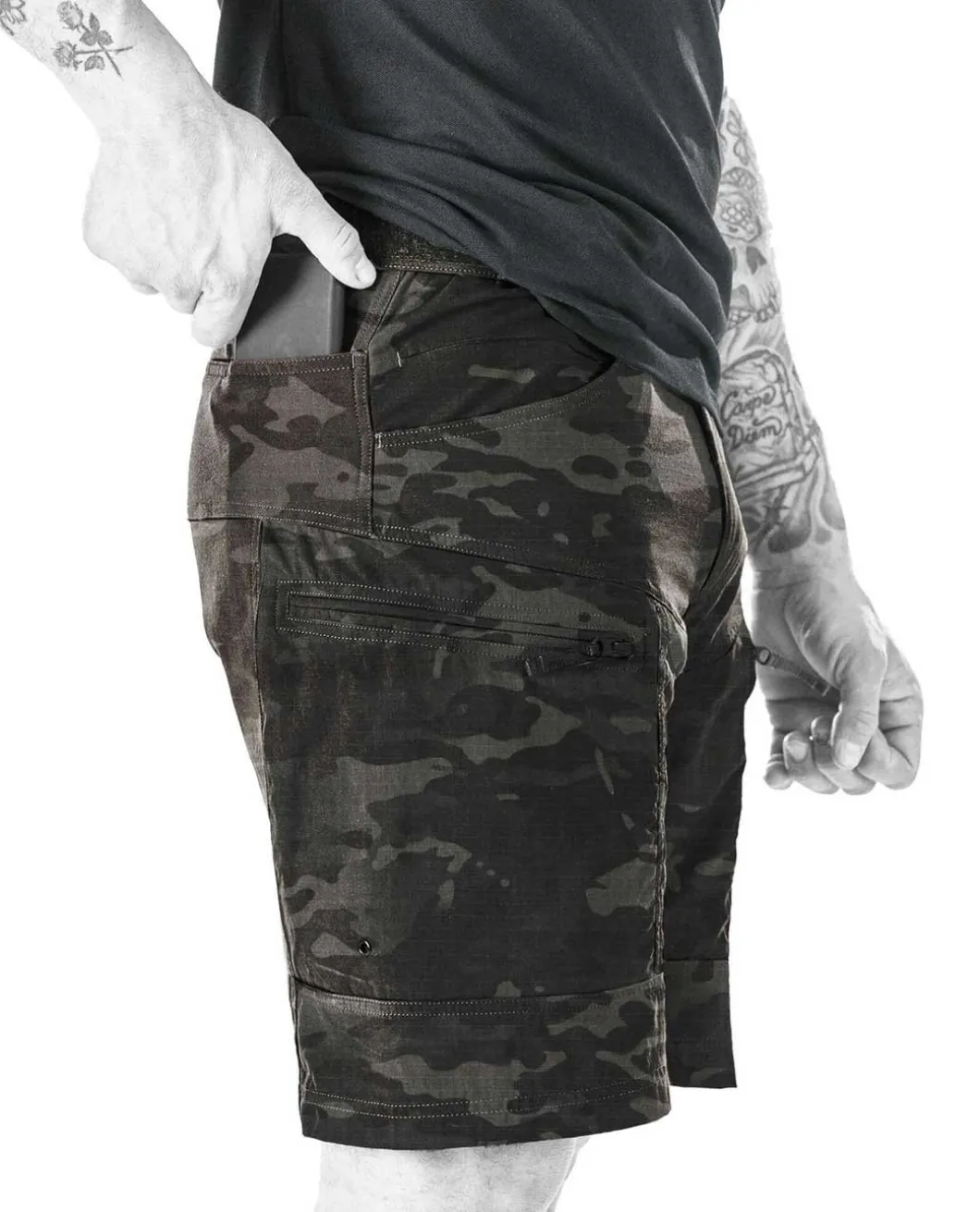 P-40 Ranger Shorts Multicam Black