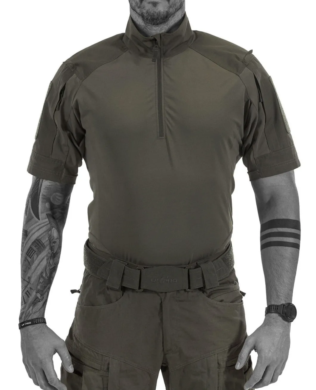 P-40 Responder Shirt Brown Grey