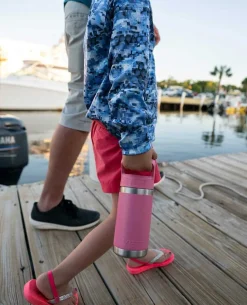 Rambler Jr 12 Oz Kids Bottle Rescue Red Rot