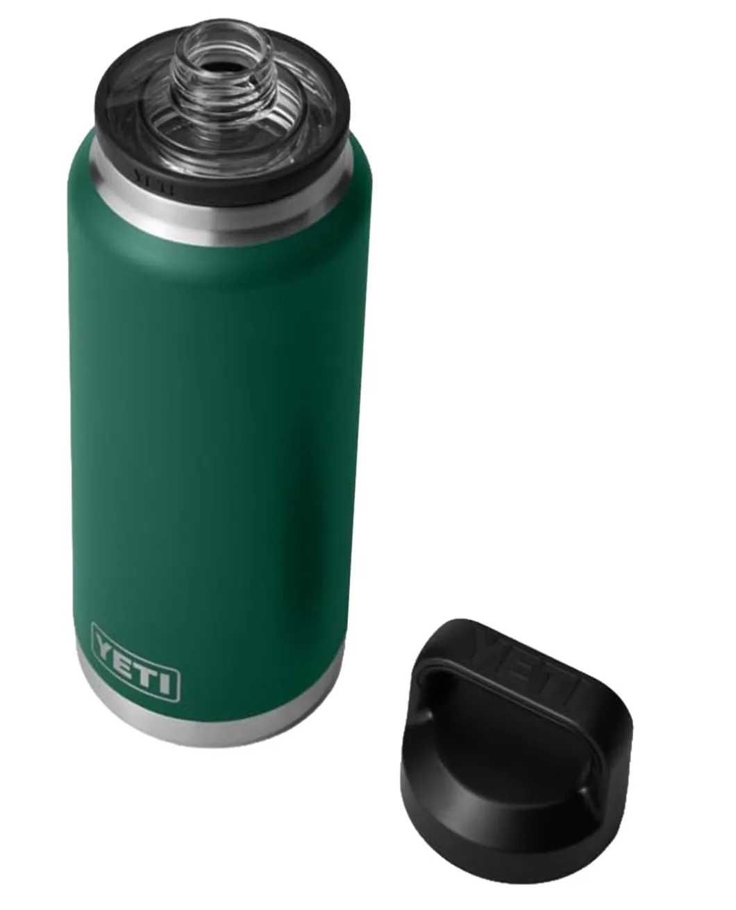 Rambler 36 oz Bottle Chug Black Forest Green Grün