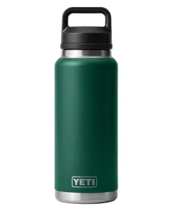 Rambler 36 oz Bottle Chug Black Forest Green Grün