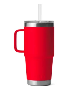 Rambler 25 Oz Straw Mug Rescue Red