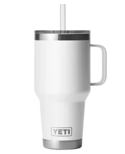 Rambler 35 Oz Straw Mug White Weiss
