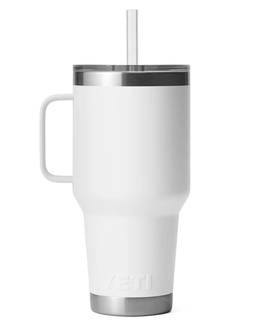 Rambler 35 Oz Straw Mug White Weiss