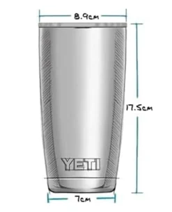 Rambler 20 Oz Tumbler Navy Blau
