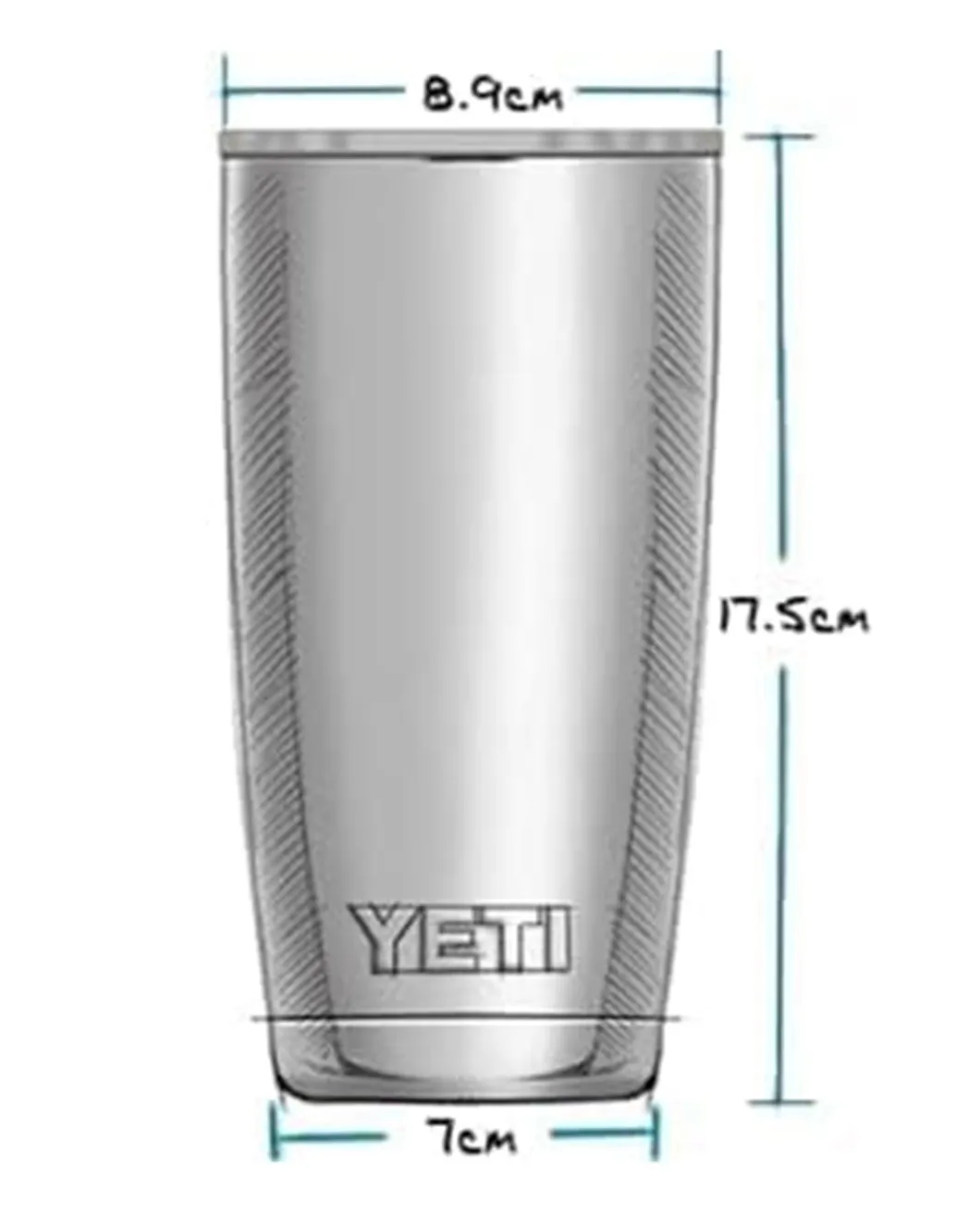 Rambler 20 Oz Tumbler Navy Blau