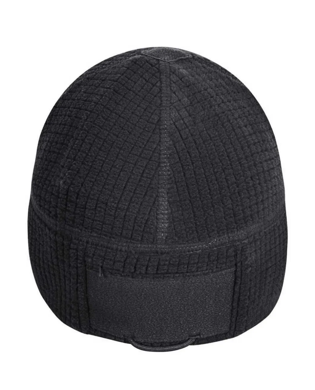 Range Beanie Grid Fleece Black Schwarz
