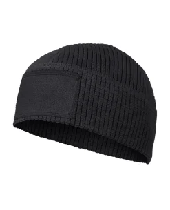 Range Beanie Grid Fleece Black Schwarz