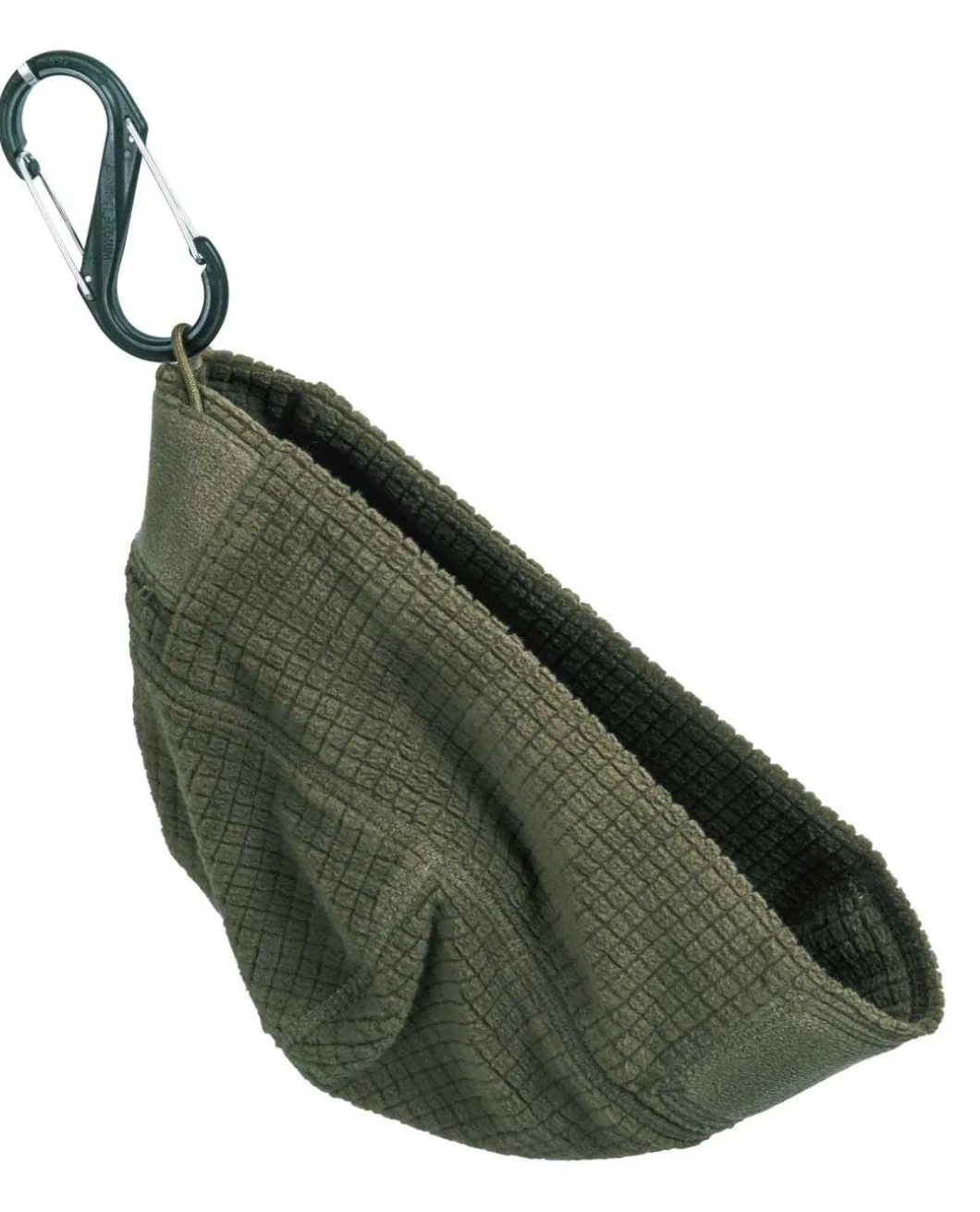 Range Beanie Grid Fleece Olive Green