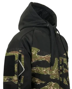 Rogue Hoodie FullZip Black/Tiger Stripe