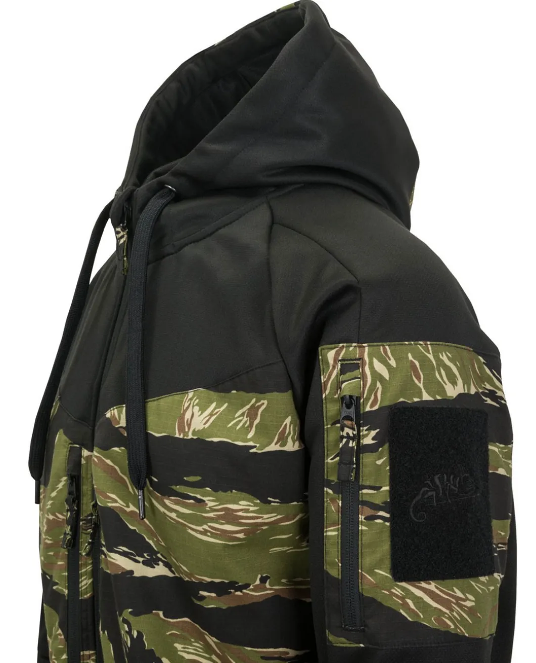 Rogue Hoodie FullZip Black/Tiger Stripe