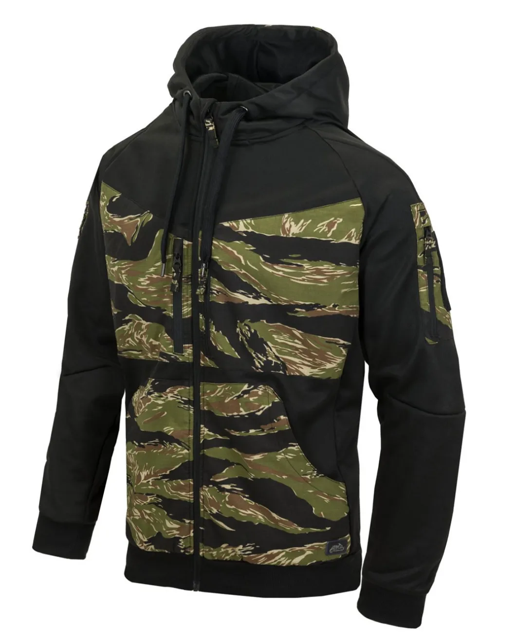 Rogue Hoodie FullZip Black/Tiger Stripe