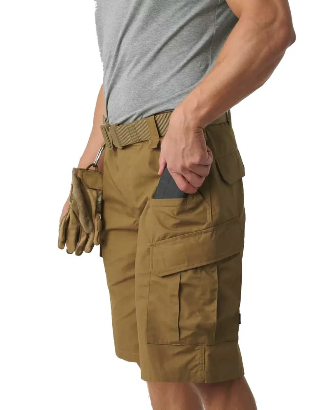 Shorts CPU PolyCotton Ripstop Black Schwarz