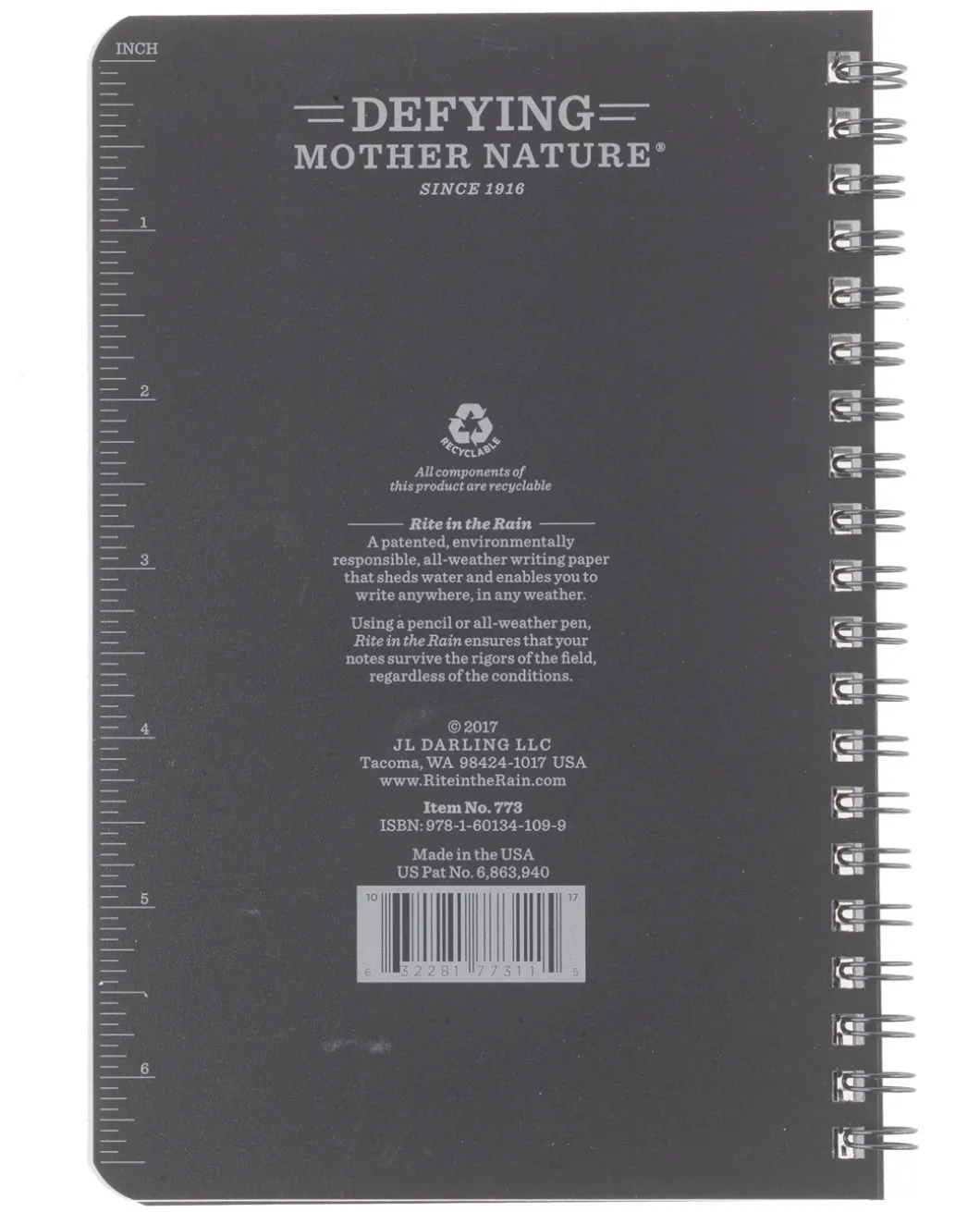 Side-Spiral Notebook Universal Grey