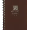 Side-Spiral Notebook Universal Brown