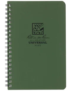 Side-Spiral Notebook Universal Green