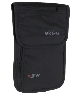 Skin Neck Pouch RFID B Black Schwarz