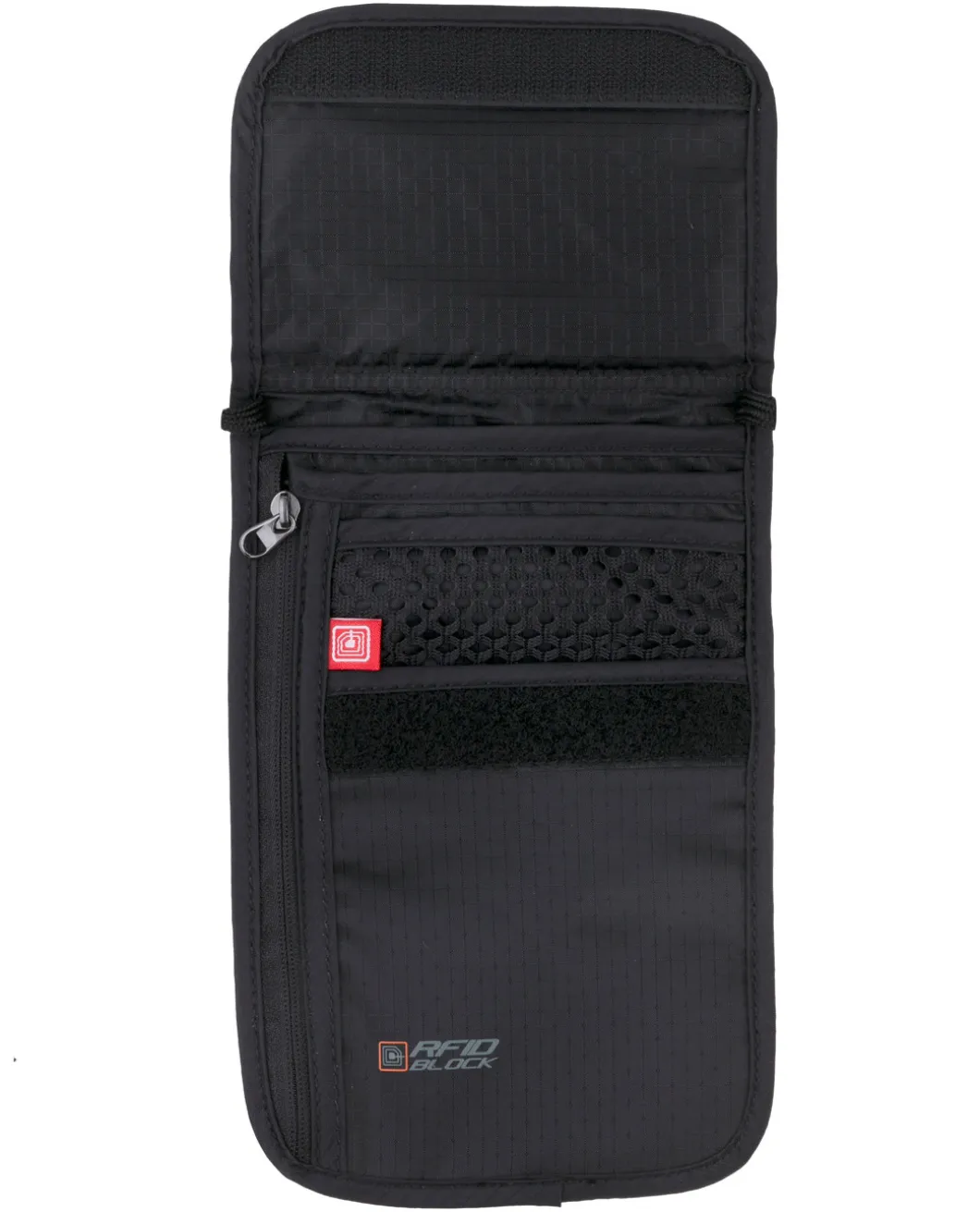 Skin Neck Pouch RFID B Black Schwarz