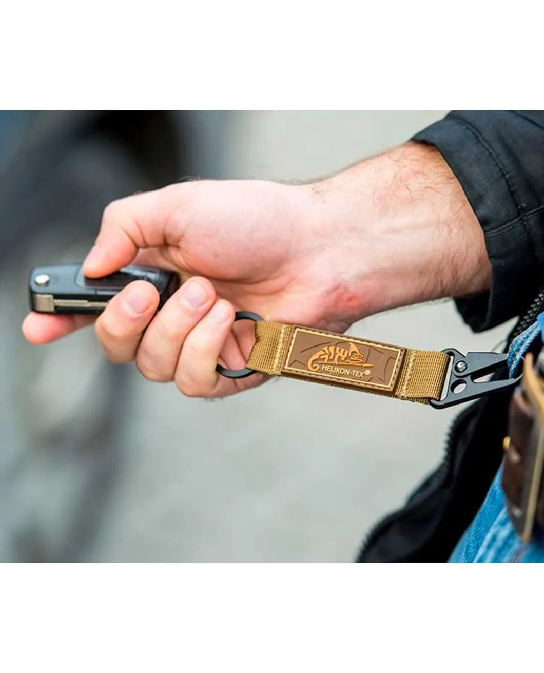 Snap Hook Keychain Coyote