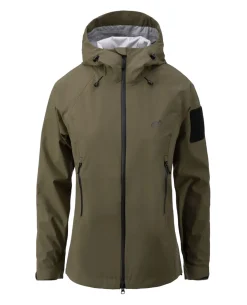SQUALL Women's Hardshell Jacket TorrentStretch Taiga Green