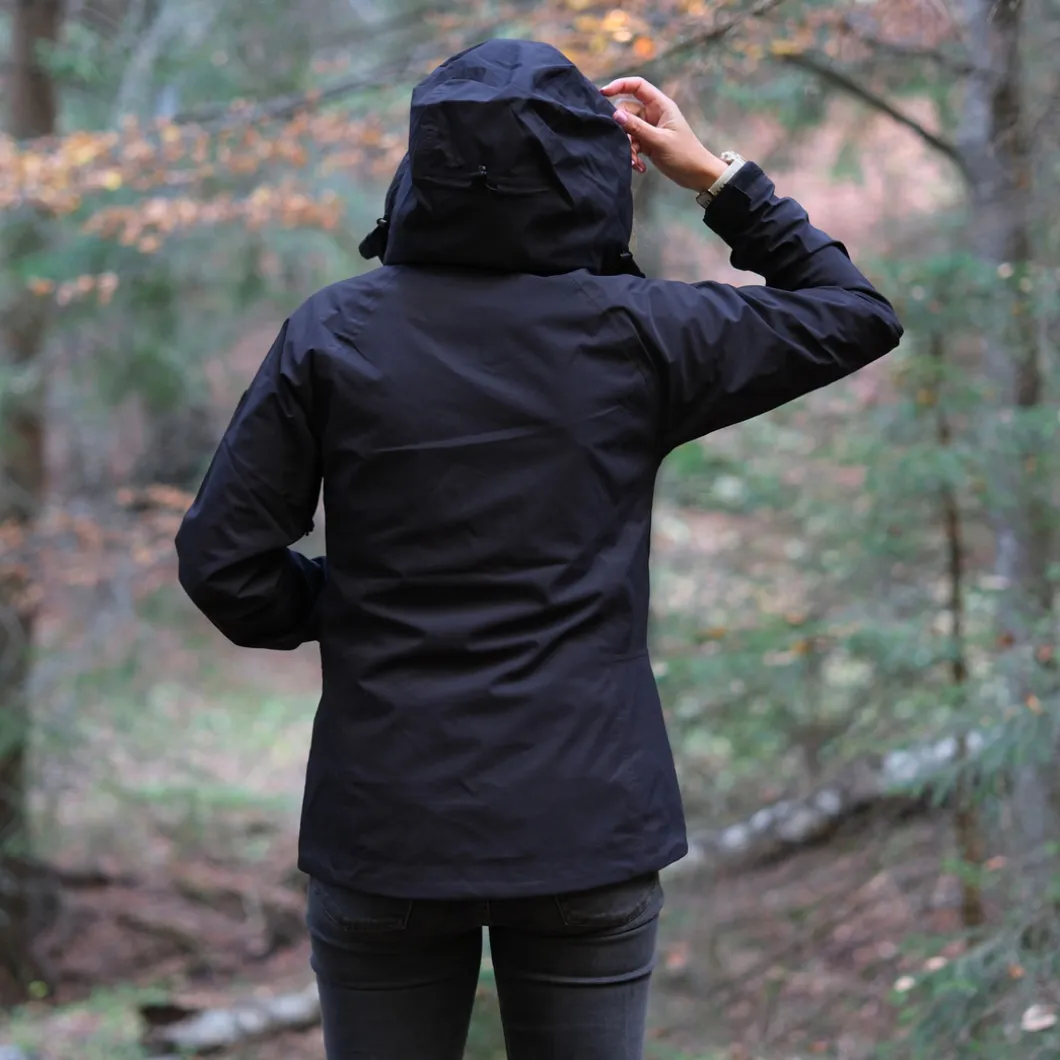 SQUALL Women's Hardshell Jacket TorrentStretch Black Schwarz