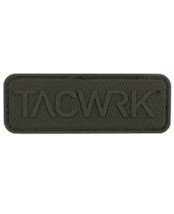 Square Rubber Patch Oliv