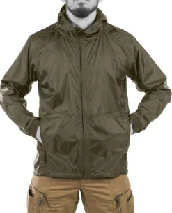 Storm Chaser Windbreaker Jacket Brown Grey