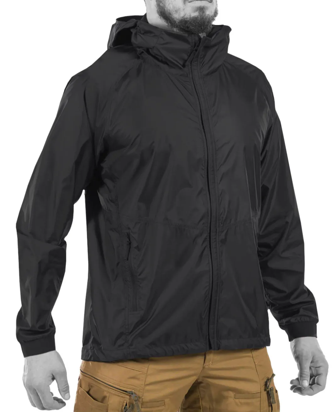 Storm Chaser Windbreaker Jacket Black Schwarz