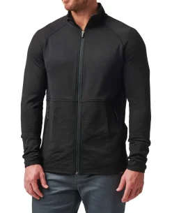 Stratos Full Zip Black Schwarz