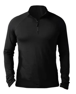Stratos 1/4 Zip Black Schwarz