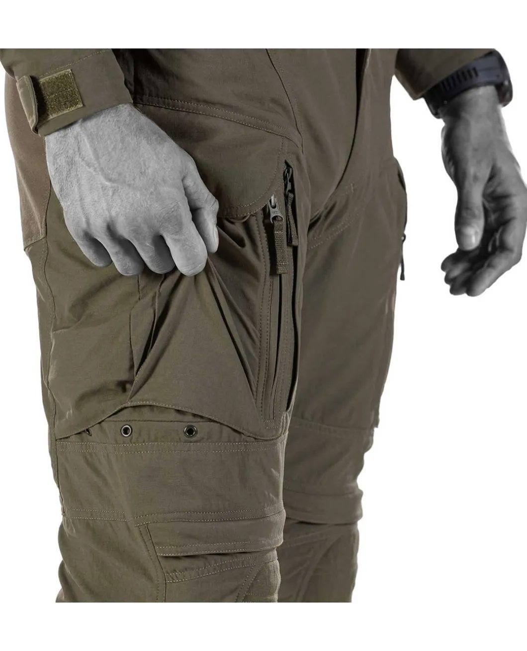 Striker TT Combat Pants Brown Grey Steingrau-Oliv